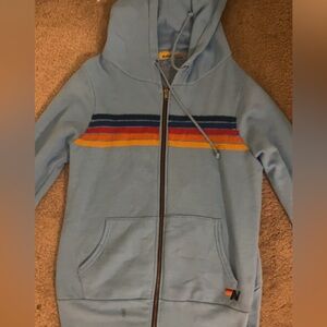 Aviator nation zip up hoodie